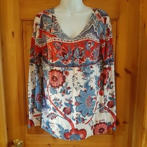 Desigual lightweight floral sweater